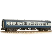 Graham Farish N BR Mk1 TSO Tourist Second Open BR Blue & Grey - Weathered