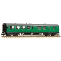 Graham Farish N SR Bulleid Brake Third Semi-Open BR (Ex-SR) Malachite Green