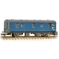 Graham Farish N BR Mk1 CCT Covered Carriage Truck BR Blue - Weathered