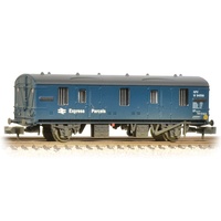 Graham Farish N BR Mk1 CCT Covered Carriage Truck BR Blue (Express Parcels) - Weathered