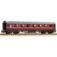 Graham Farish N LMS Stanier Second Vestibule BR Maroon