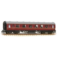 Graham Farish N LMS Stanier Composite Vestibule BR Maroon