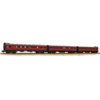 Graham Farish N SE&CR 60ft Birdcage 3-Coach Pack BR Crimson