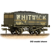 Graham Farish N 7 Plank Wagon End Door 'Whitwick' Grey - Includes Wagon Load