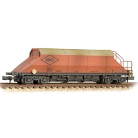 Graham Farish N JGA Bogie Hopper 'RMC' Orange - Weathered