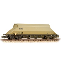 Graham Farish N JGA Bogie Hopper 'VTG' Grey - Weathered