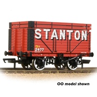 Graham Farish N 8 Plank Wagon Coke Rails 'Stanton' Red