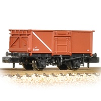 Graham Farish N BR 16T Steel Mineral Wagon With Top Flap Doors BR Bauxite (Early)