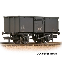 Graham Farish N BR 16T Steel Mineral Wagon Top Flap Doors NCB Grey - Weathered
