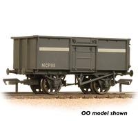 Graham Farish N BR 16T Steel Mineral Wagon Top Flap Doors NCB Grey - Weathered