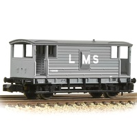 Graham Farish N LMS 20T Brake Van LMS Grey