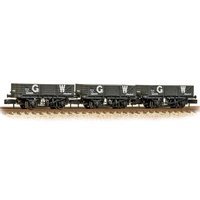 Graham Farish N 5 Plank China Clay 3-Wagon Pack GWR Grey