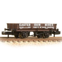 Graham Farish N 3 Plank Wagon 'Easter Iron Mines' Brown