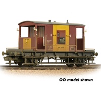 Graham Farish N BR 20T Brake Van BR Bauxite (TOPS) 'Air Piped' - Weathered