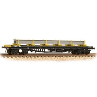 Graham Farish N BR BDA Bogie Bolster BR Railfreight Metals Sector With Load - Includes Wagon Load