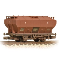 Graham Farish N BR 35T Covered Hopper Wagon BR Bauxite (TOPS) - Weathered