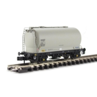 Graham Farish N PCA Metalair Bulk Powder Wagon Grey BAC-377926