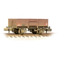 Graham Farish N LNER 13T Steel Open With Chain Pockets BR Bauxite (Early) - Weathered