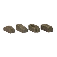 Graham Farish N Tarpaulin Covered Wagon Loads (x4)