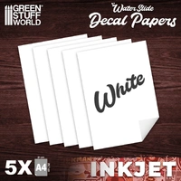 Green Stuff World Waterslide Decals - Inkjet White