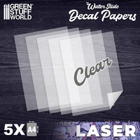 Green Stuff World Waterslide Decals - Laser Transparent