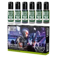 Green Stuff World NMM Steel and Silver Paint Set