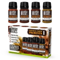 Green Stuff World Natural Earth Pigments Set No.1