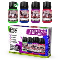 Green Stuff World Fluor Martian Texture Paint Set