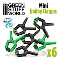 Green Stuff World Mini Hobby Clamps X6