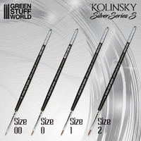 Green Stuff World Silver Series (S) Paint Brush Set