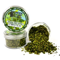 Green Stuff World Large Leaf Litter - Spring Green