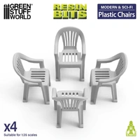 Green Stuff World Plastic Chairs 1:35