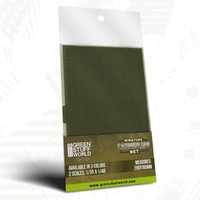 Green Stuff World Miniature Camouflage Nets Green 1:48