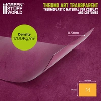 Green Stuff World Thermoart Thermoplastic (M) 375mm X 500mm X 0.5mm Transparent