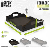 Green Stuff World Foldable Tournament Tray for Army Transport Backpack