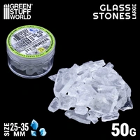 Green Stuff World Crushed Glass Stones 25-35mm