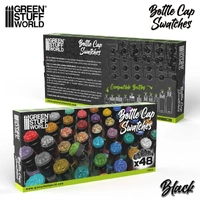 Green Stuff World Black Bottle Cap Swatches
