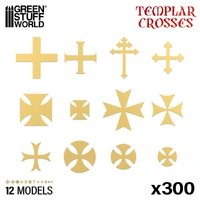 Green Stuff World Templar Cross Symbols