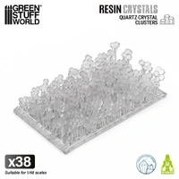 Green Stuff World Clear Quartz Crystal Clusters
