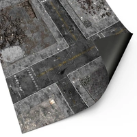 Green Stuff World Neoprene Mat 44x60" Ground Zero District with deployment lines