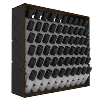 Green Stuff World Black Modular Paint Rack - Vertical 17ml
