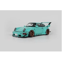 GT Spirits 1/18 RWB Kashiwa Blue 2022 Diecast Model Car