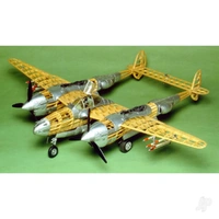 Guillow's P-38 Lightning Balsa Plane Model Kit