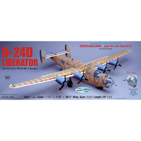 [Scratch and Dent] Guillow's B-24D Liberator Balsa Plane Model Kit