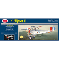Guillow's Nieuport II - Laser Cut Balsa Plane Model Kit