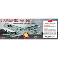 Guillow's 401LC Messerschmitt - Laser Cut Balsa Plane Model Kit