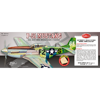 Guillows N.A. P-51 Mustang Laser Cut Balsa Kit