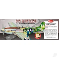 Guillow's Mustang - Laser Cut Balsa Plane Model Kit