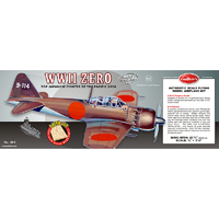 Guillow's 404LC Zero - Laser Cut Balsa Plane Model Kit