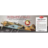 Guillow's Focke-Wulf - Laser Cut Balsa Plane Model Kit